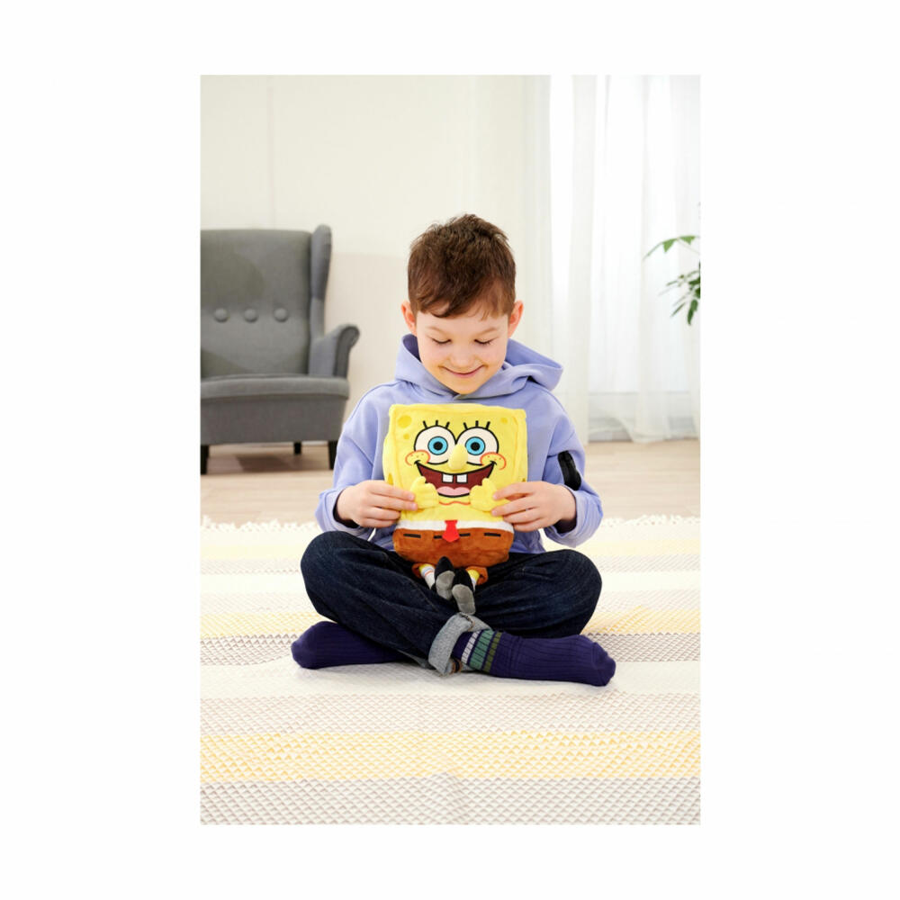 Simba Plüsch Spongebob, Plüschfigur, Kuscheltier, Stofftier, Stoffigur, Plüschtier, 35 cm, 109491000