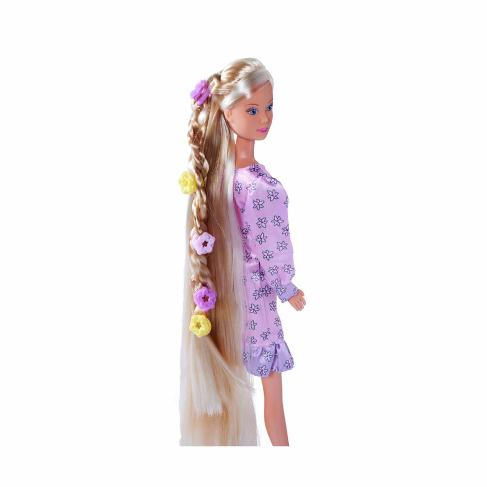 Simba Steffi LOVE Flower Hair, Puppe, Modepuppe, Ankleidepuppe, mit langem Haar, 105733640