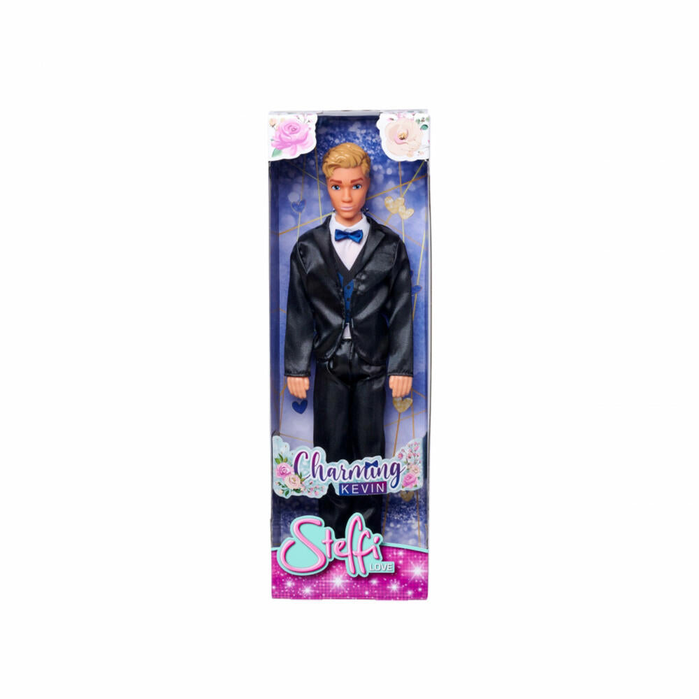 Simba Steffi LOVE Kevin Charming, Puppe, Modepuppe, Ankleidepuppe, Schwarzer Anzug, 105733629