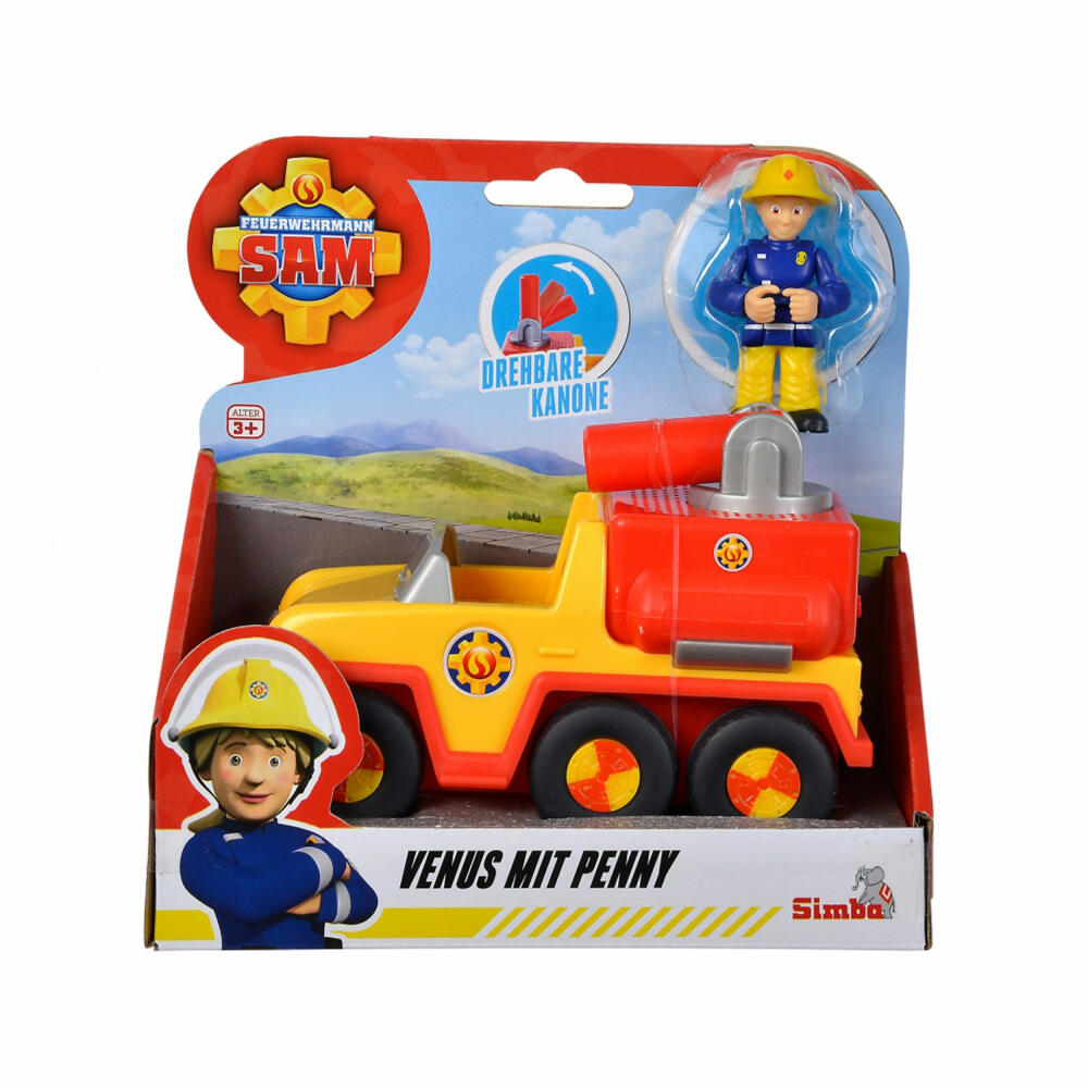 Simba Sam Junior Venus with Penny Figure, Toy Car, Fire Engine, Toy, 109252506