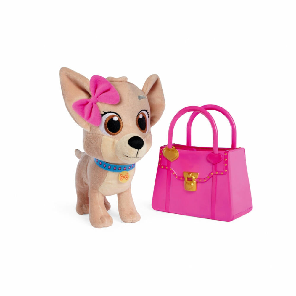 Simba ChiChi LOVE #BFF Pink, Plüschhund, Kuscheltier, Plüschtier, Spielzeug, 105890020