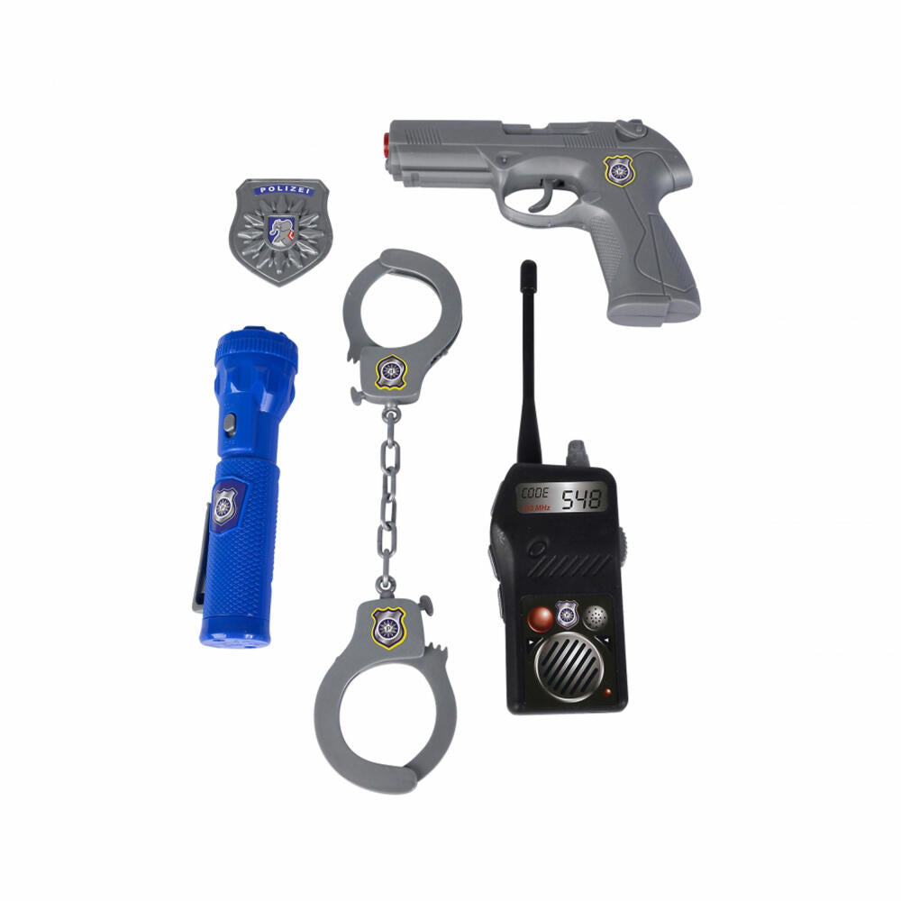Simba Police Equipment in Case, Undercover Police, Secret Agent, Accessories, 108108525