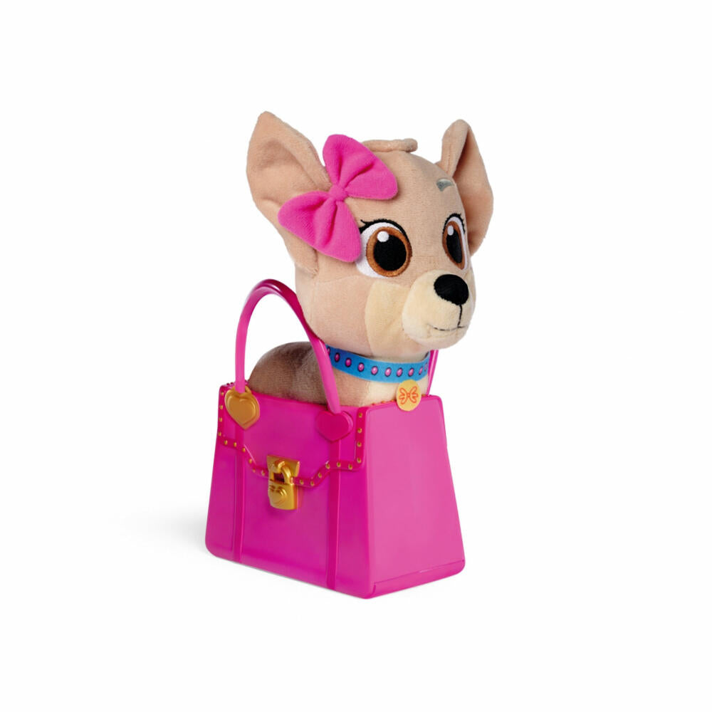 Simba ChiChi LOVE #BFF Pink, Plüschhund, Kuscheltier, Plüschtier, Spielzeug, 105890020
