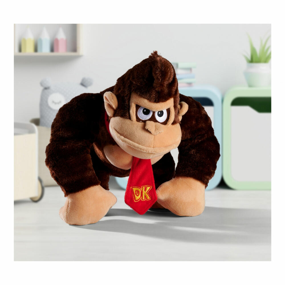 Simba Super Mario Donkey Kong Plush, Plush Figure, Cuddly Toy, Stuffed Toy, Fabric Figure, Plush Toy, 27 cm, 109231531