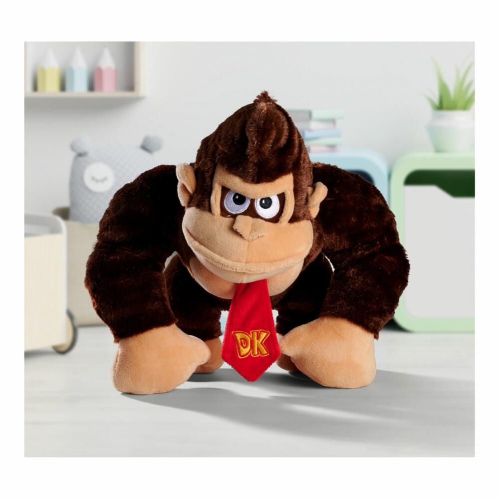 Simba Super Mario Donkey Kong Plush, Plush Figure, Cuddly Toy, Stuffed Toy, Fabric Figure, Plush Toy, 27 cm, 109231531