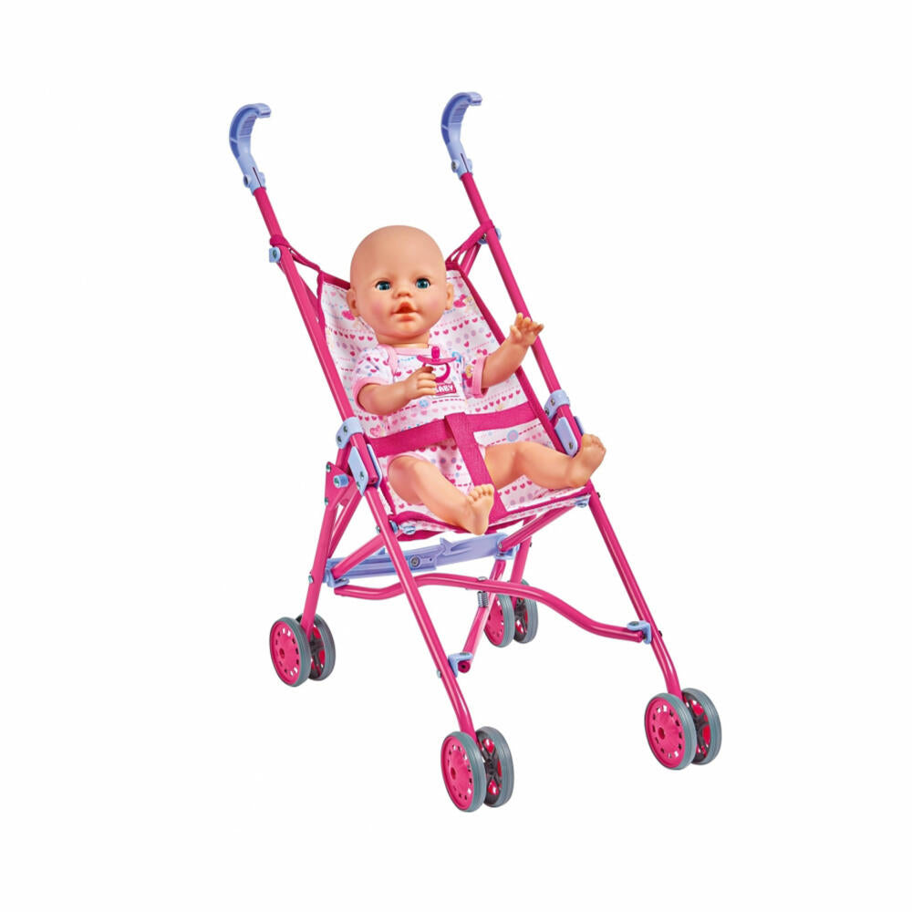 Simba Puppenbuggy, Puppen Buggy, Puppenwagen, Puppe Zubehör, Spielzeug, 105520194