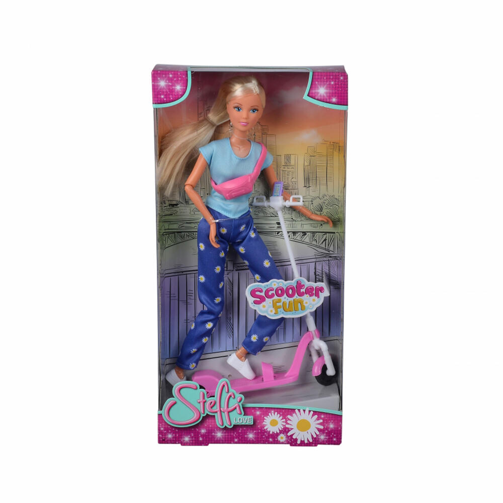 Simba Steffi LOVE Scooter Fun, Doll, Fashion Doll, Dressing Doll, Scooter, Toy, 105733650