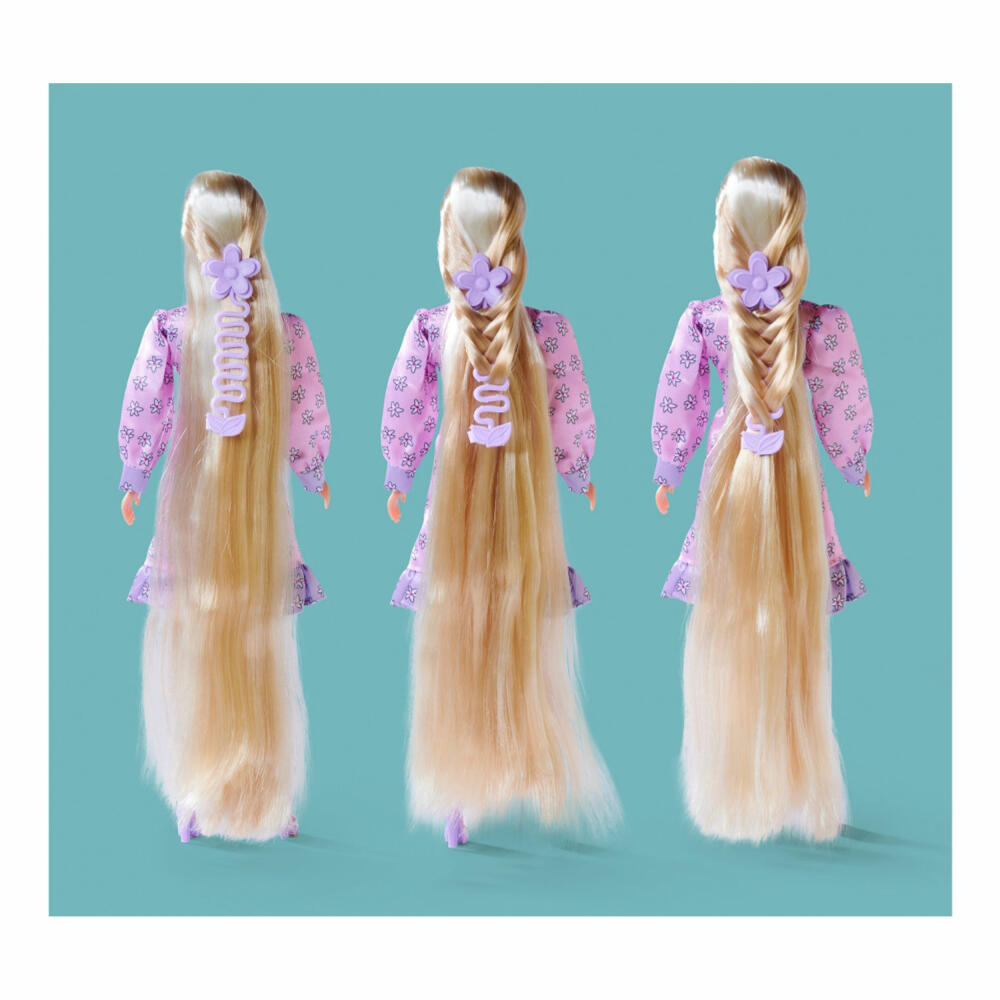 Simba Steffi LOVE Flower Hair, Puppe, Modepuppe, Ankleidepuppe, mit langem Haar, 105733640