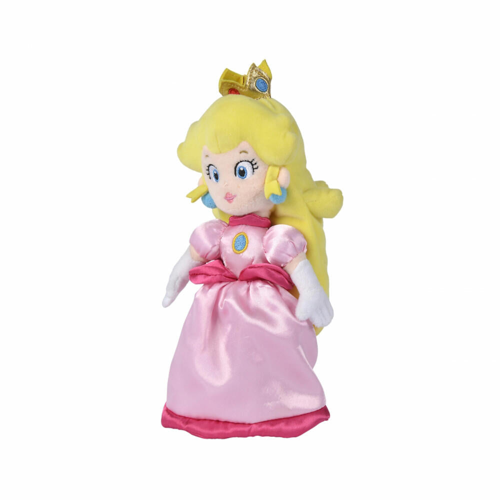 Simba Super Mario Peach, plush figure, cuddly toy, stuffed toy, stuffed figure, plush toy, 27 cm, 109231530