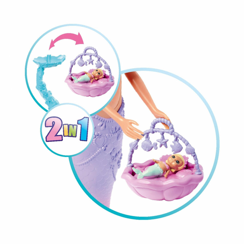 Simba Steffi LOVE Mermaid Family, Puppe, Modepuppe, Ankleidepuppe, Meerjungfrau, 105733524