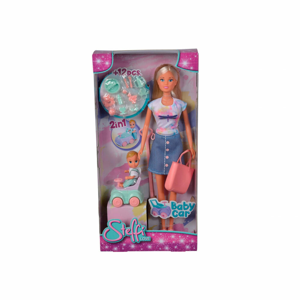 Simba Steffi LOVE Baby Car, Doll, Fashion Doll, Dressing Doll, Car, Toy, 105733585