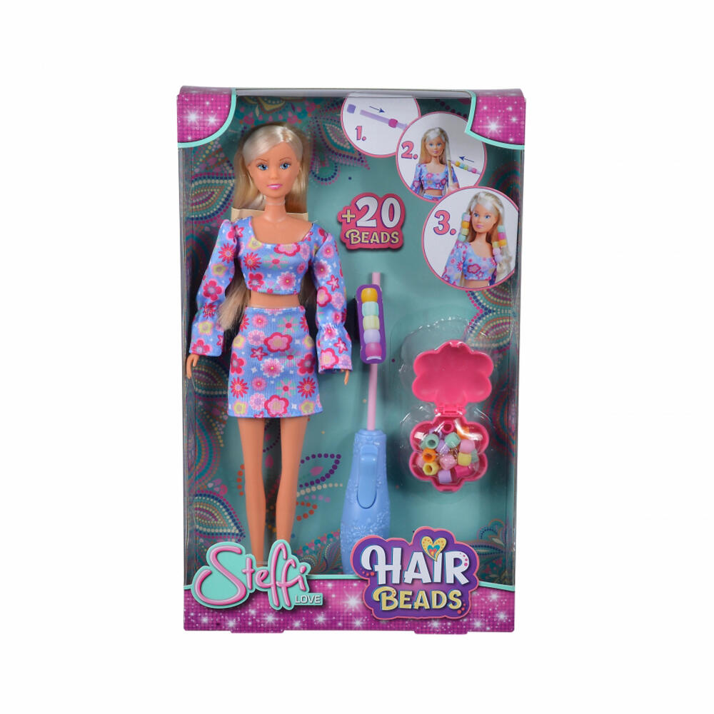 Simba Steffi LOVE Hair Beads, Doll, Fashion Doll, Dressing Doll, Toy, 105733652