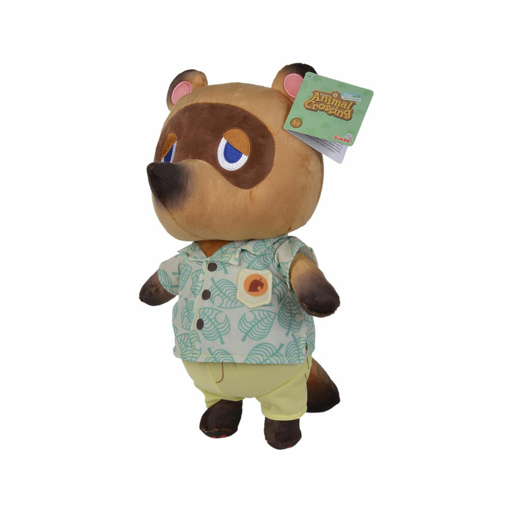 Simba Animal Crossing Tom Nook, plush figure, plush toy, cuddly toy, stuffed toy, 40 cm, 109231005