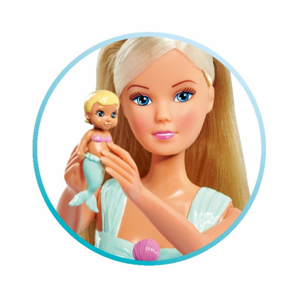 Simba Steffi LOVE Mermaid Family, Puppe, Modepuppe, Ankleidepuppe, Meerjungfrau, 105733524