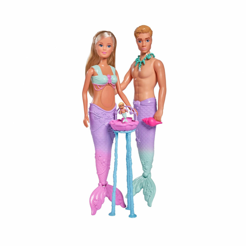 Simba Steffi LOVE Mermaid Family, Puppe, Modepuppe, Ankleidepuppe, Meerjungfrau, 105733524