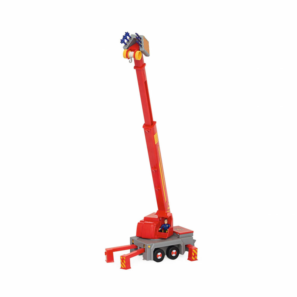 Simba Sam Rescue Crane 2-in-1, Emergency Vehicle, Fire Engine, Fire Department Car, Toy, 109252517