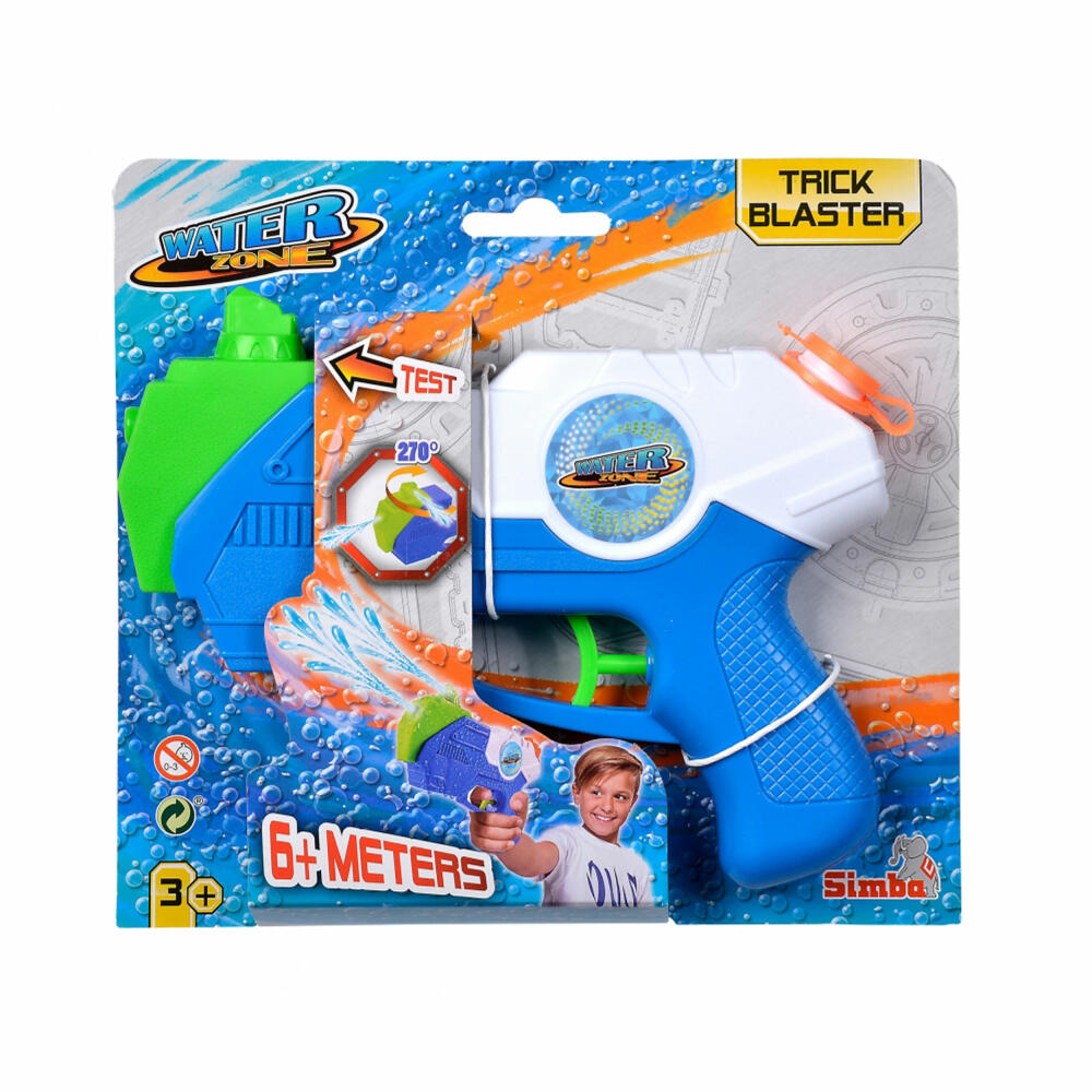 Simba Waterzone Trick Blaster, with trigger mechanism, water pistol, spray gun, 107276040