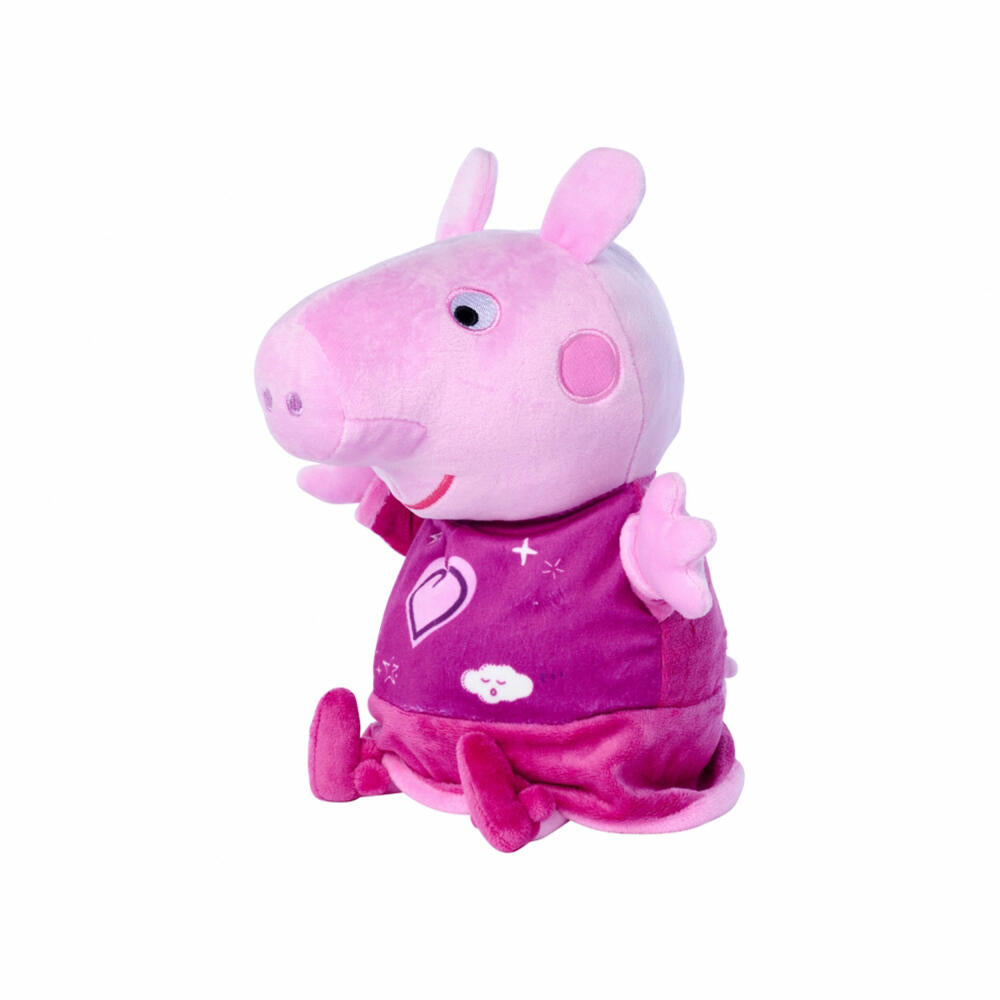 Simba Peppa Pig Plush Good Night Peppa, Plush Figure, Cuddly Toy, Stuffed Toy, Fabric Figure, 25 cm, 109261016