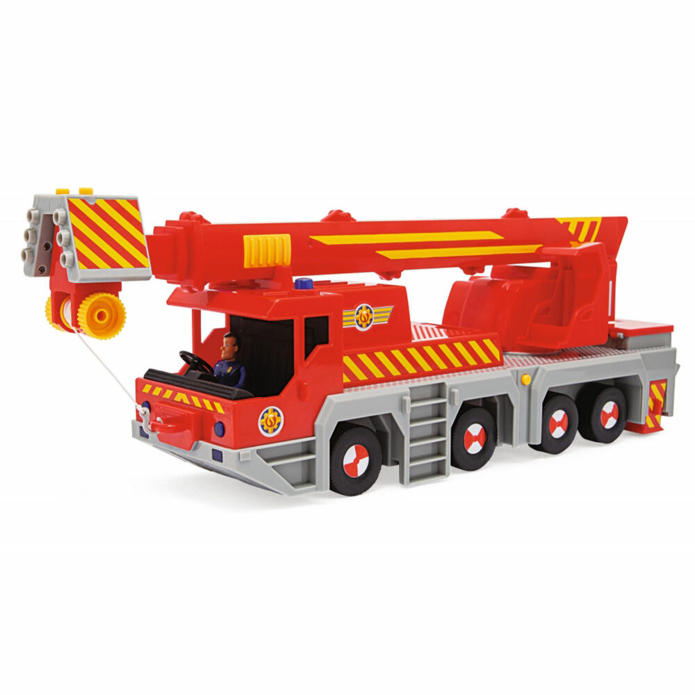 Simba Sam Rescue Crane 2-in-1, Emergency Vehicle, Fire Engine, Fire Department Car, Toy, 109252517