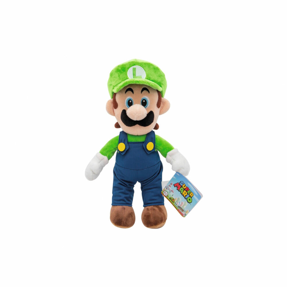 Simba Super Mario Luigi plush, plush figure, cuddly toy, stuffed toy, fabric figure, 30 cm, 109231011