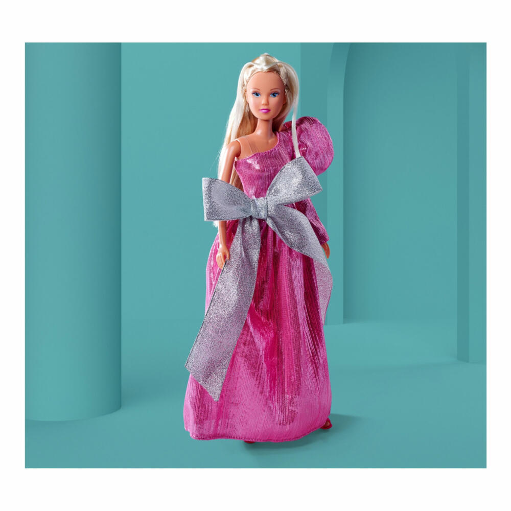 Simba Steffi LOVE Bow Mazing, Puppe, Modepuppe, Ankleidepuppe, mit Kleid, 105733639