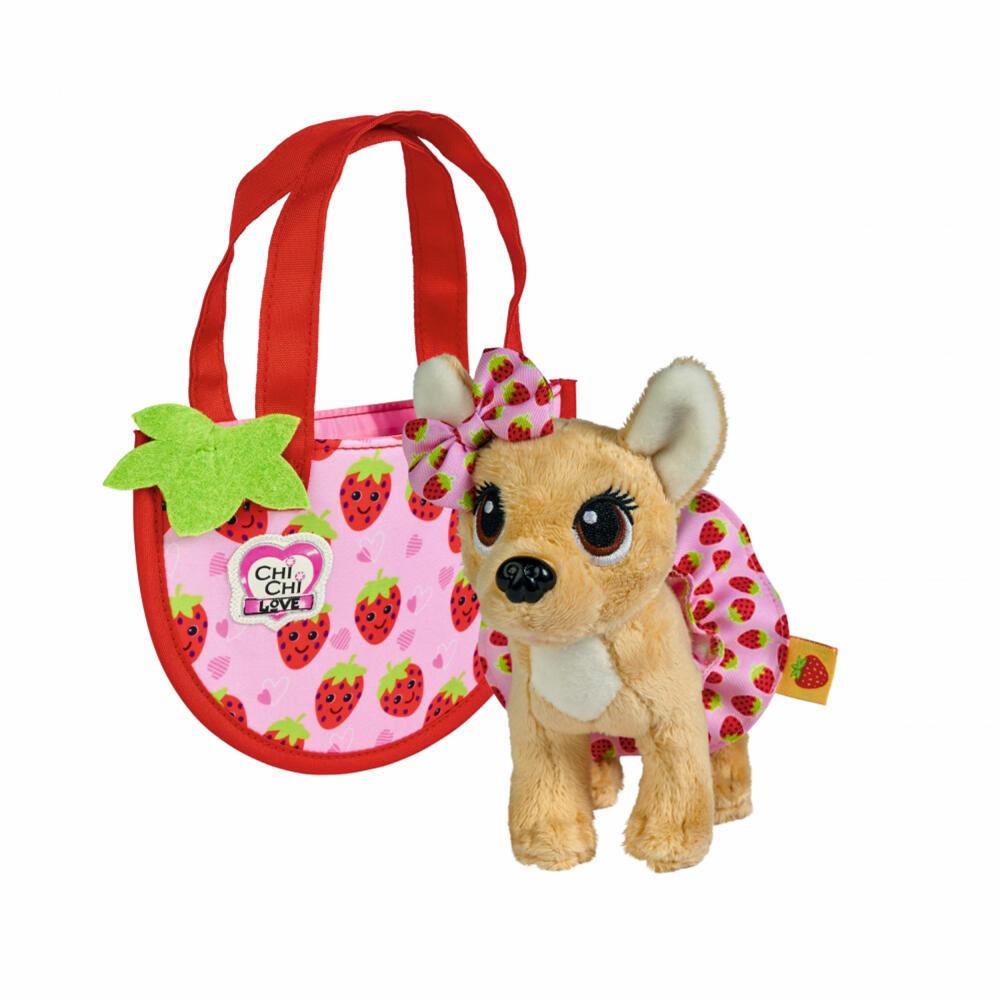Simba ChiChi Love Little Berry, plush dog, cuddly toy, dog, stuffed toy, Chihuahua, 105890147