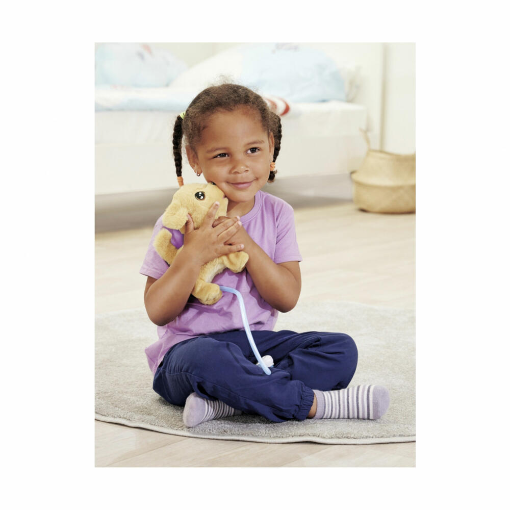 Simba ChiChi Love Loomy Golden Retriever, Cable-Controlled Plush Toy, Toy with Functions, Dog, 105890064