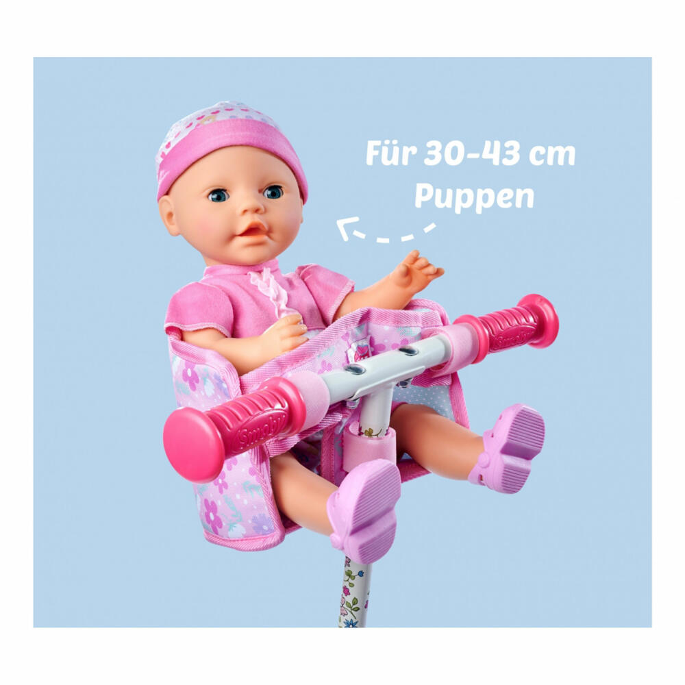 Simba New Born Baby Bicycle Seat with Belt, Bicycle Seat, Doll Accessories, Doll Accessories, 105560018