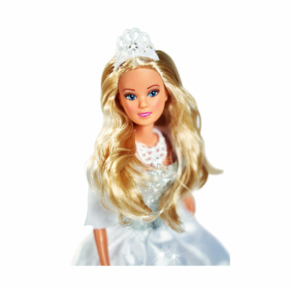 Simba Steffi LOVE White Dream, doll, fashion doll, dress-up doll, glitter dress, 105733582