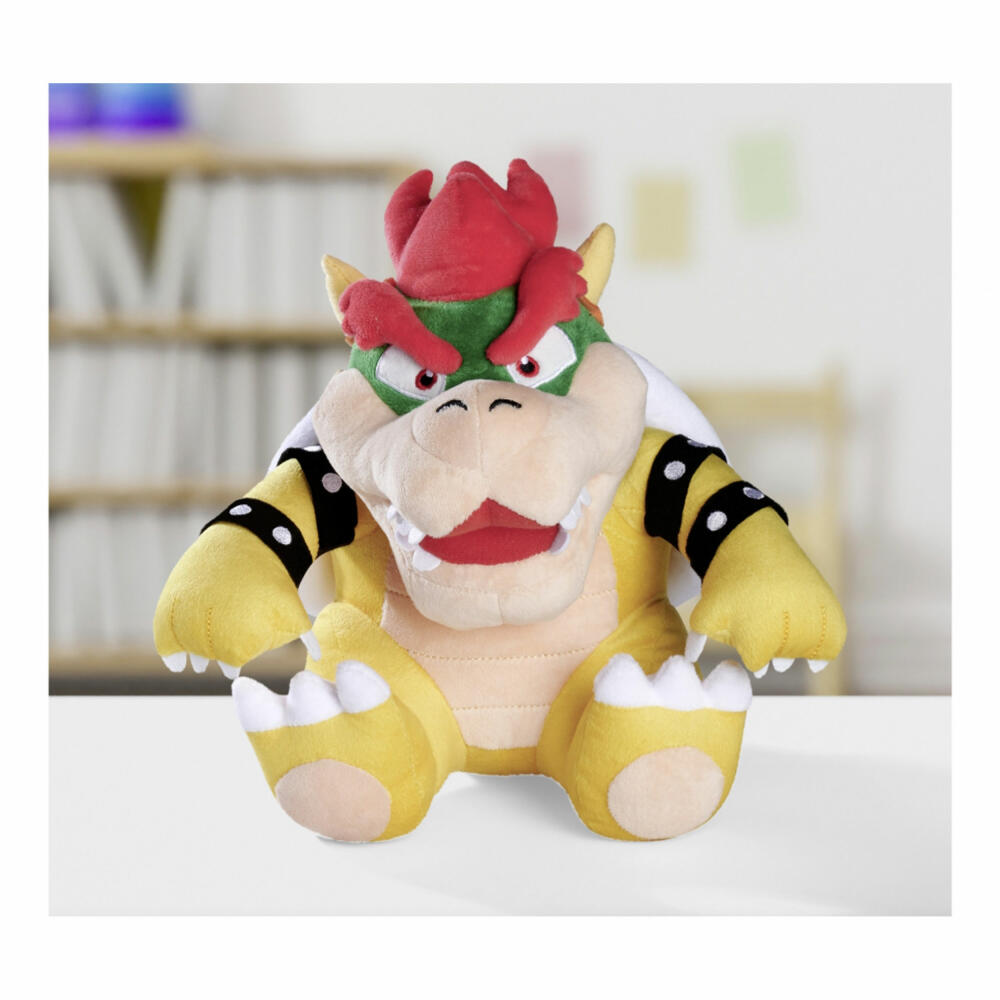 Simba Super Mario Bowser Plush, Plush Figure, Cuddly Toy, Stuffed Toy, Fabric Figure, Plush Toy, 27 cm, 109231532