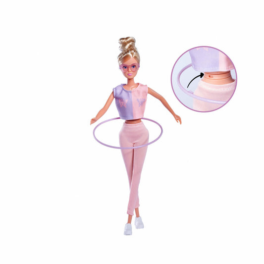 Simba Steffi LOVE Hula Hoop, Puppe, Modepuppe, Ankleidepuppe, Sportoutfit, 105733619