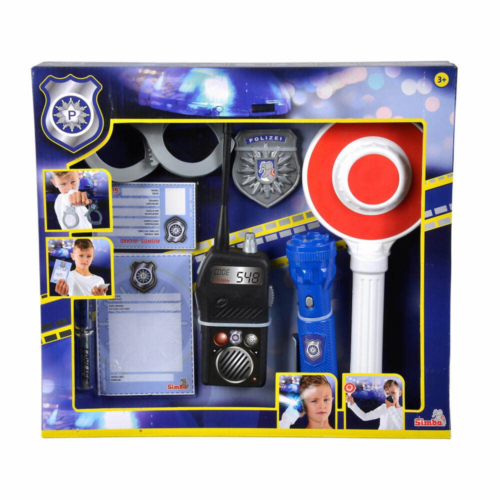 Simba Traffic Police Operation Set, 7-piece, Police Equipment, Police Equipment, Toys, Equipment, 108101003