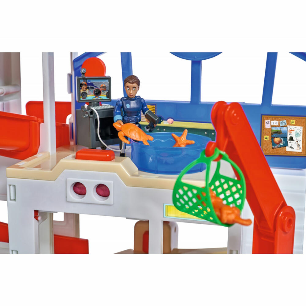 Simba Sam New Water Rescue, Playset, Fireman, Operations Center, Toy, with Slide and Sound, 109252518