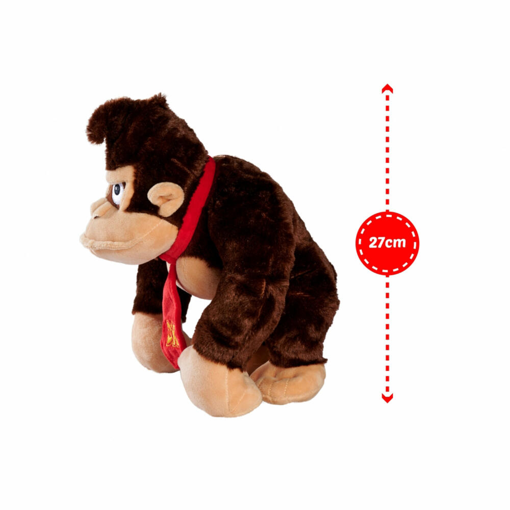 Simba Super Mario Donkey Kong Plush, Plush Figure, Cuddly Toy, Stuffed Toy, Fabric Figure, Plush Toy, 27 cm, 109231531