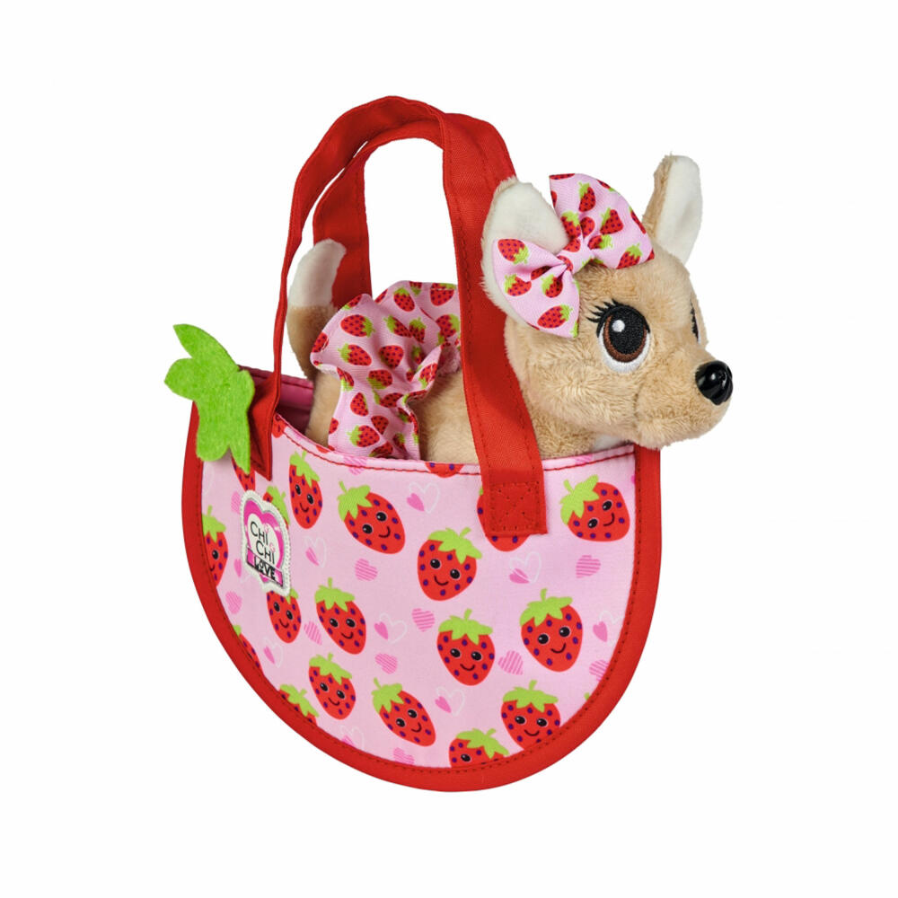 Simba ChiChi Love Little Berry, plush dog, cuddly toy, dog, stuffed toy, Chihuahua, 105890147