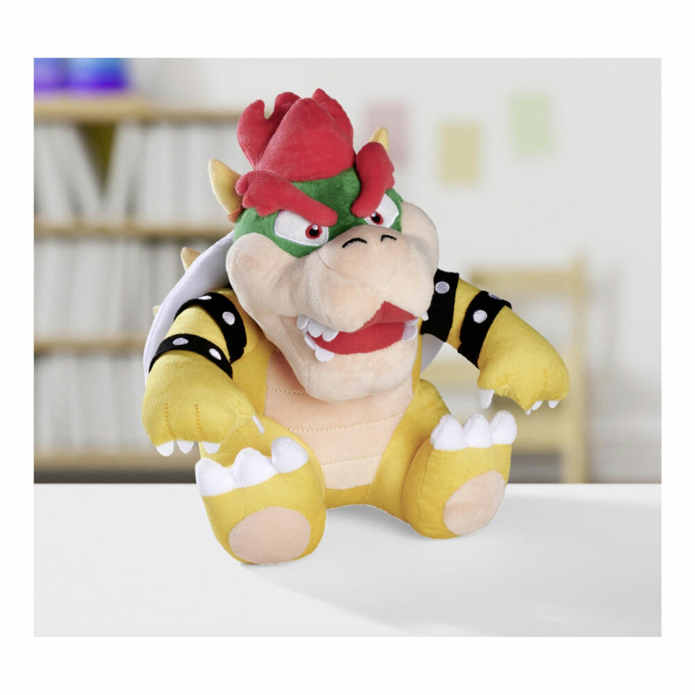 Simba Super Mario Bowser Plush, Plush Figure, Cuddly Toy, Stuffed Toy, Fabric Figure, Plush Toy, 27 cm, 109231532