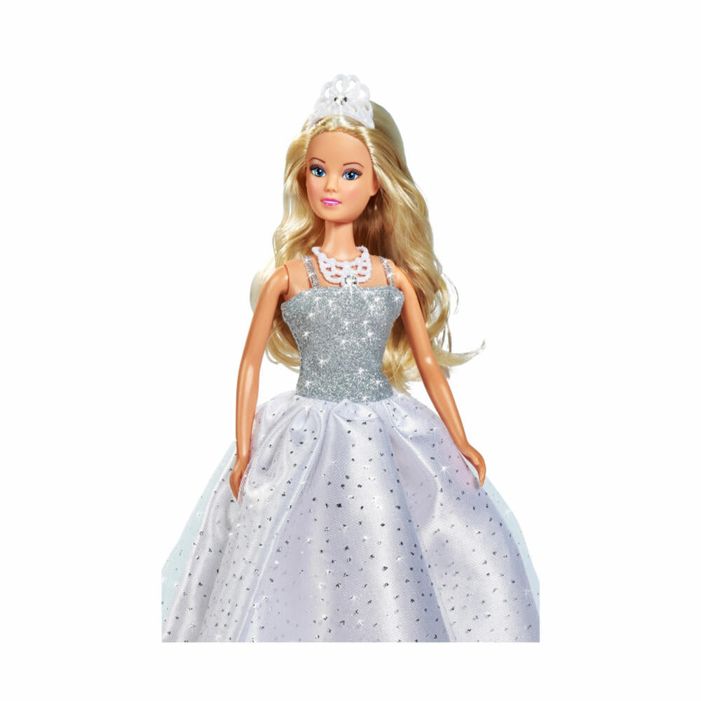 Simba Steffi LOVE White Dream, doll, fashion doll, dress-up doll, glitter dress, 105733582