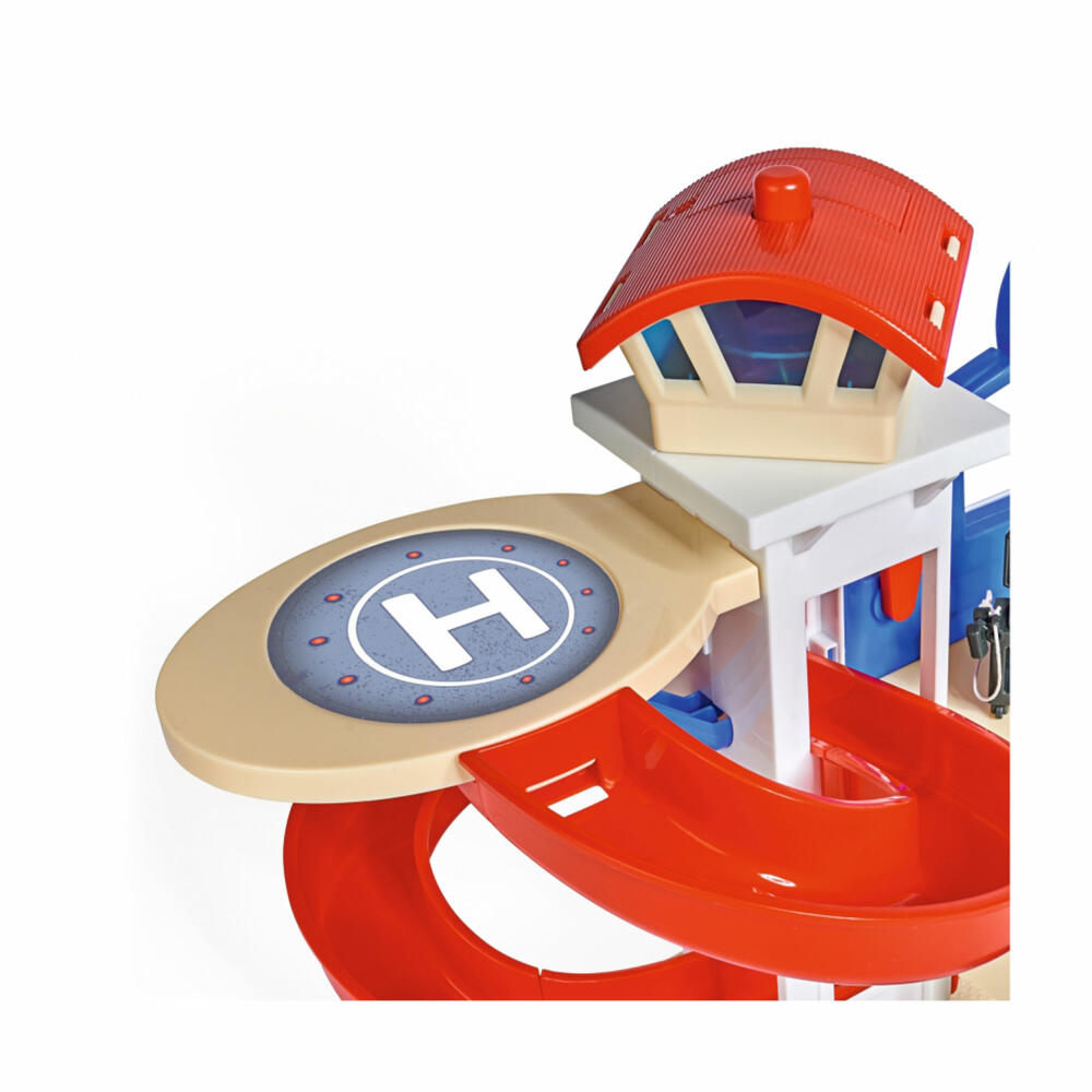 Simba Sam New Water Rescue, Playset, Fireman, Operations Center, Toy, with Slide and Sound, 109252518