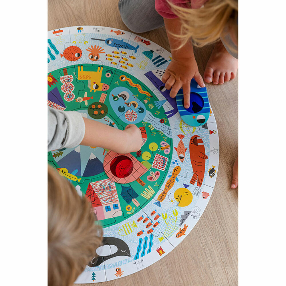 Jumbo Spiele GOULA XXL-Puzzle Tiere entdecken, Kinderpuzzle, Legespiel, Kinder Puzzles, 53177