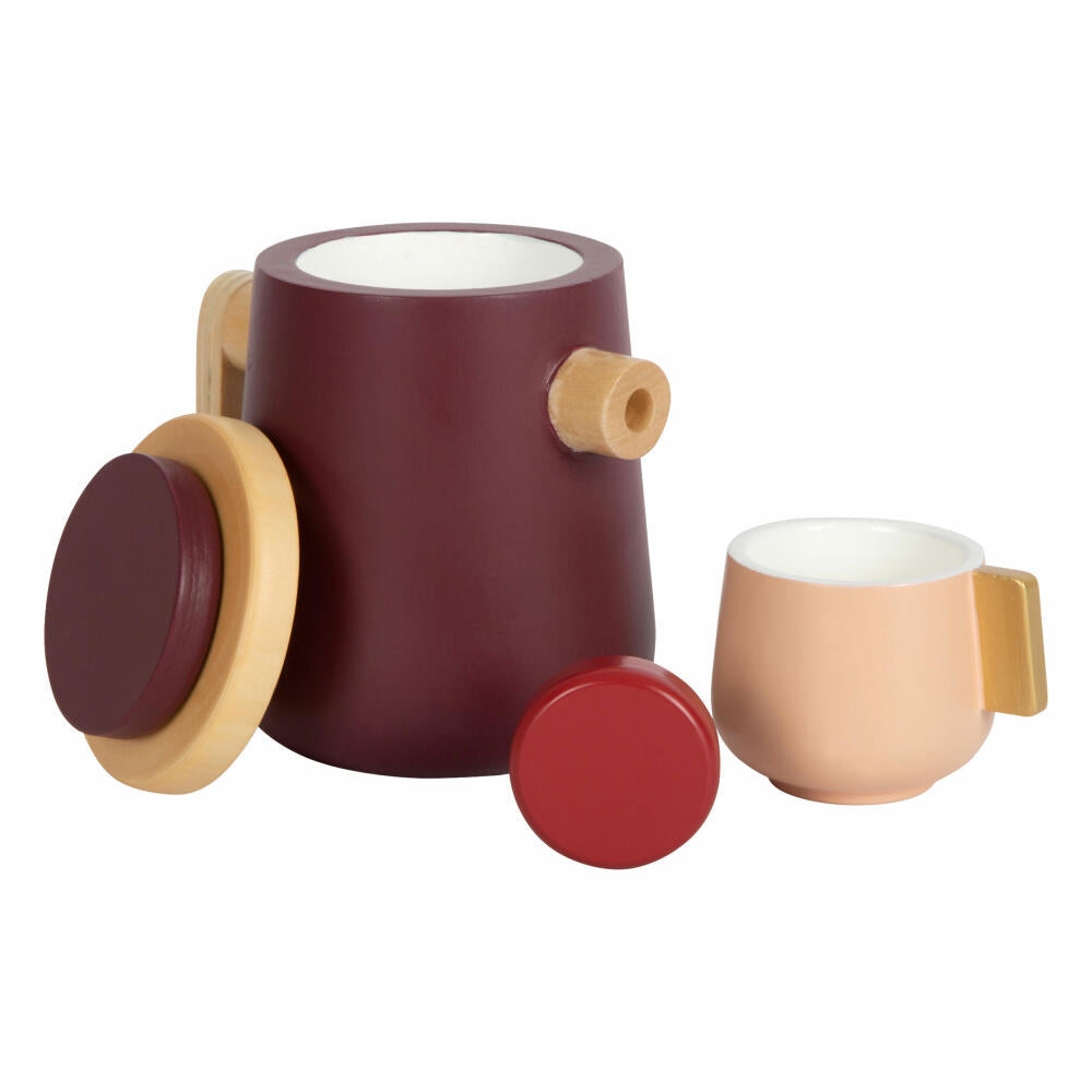 Legler Kaffee und Tee-Set tasty, Spielzeug-Service, Kaufladen Zubehör, Holz, 12293
