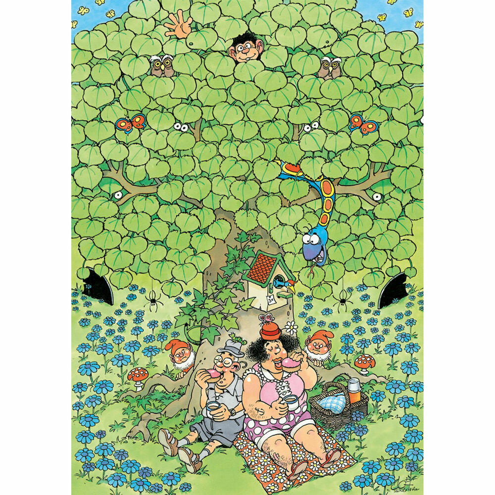 Jumbo Spiele Jan van Haasteren Expert - Picknick Puzzle, Comicpuzzle, Comic, Puzzlespiel, 500 Teile, 20090