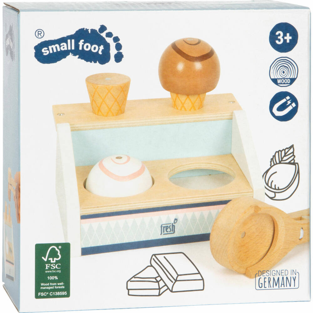 Legler Small Foot ice cream counter compact fresh, shop accessories, 6 pcs., from 3 years, 12416
