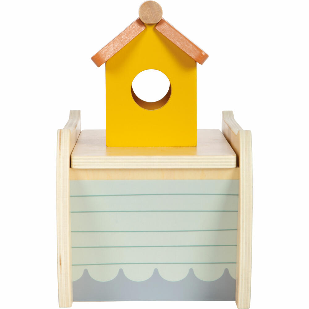 Legler Small Foot Steckspiel Arche Noah Safari, 16 Teile, ab 12 Monaten, 12456