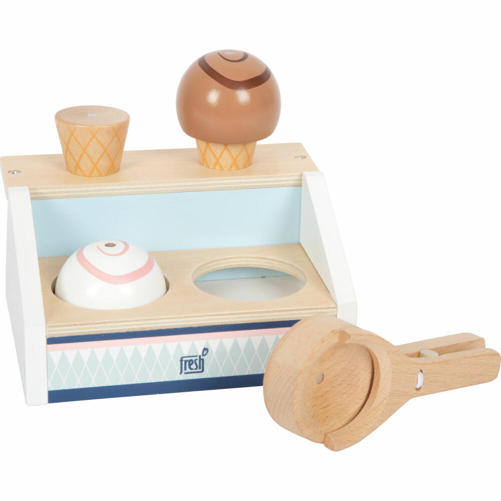 Legler Small Foot ice cream counter compact fresh, shop accessories, 6 pcs., from 3 years, 12416
