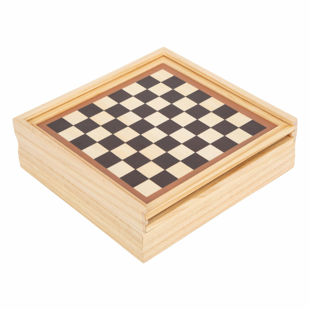 Legler Spielesammlung 7 Klassiker, Brettspiele, Gesellschaftsspiele, Holz, ab 6 Jahren, 12322