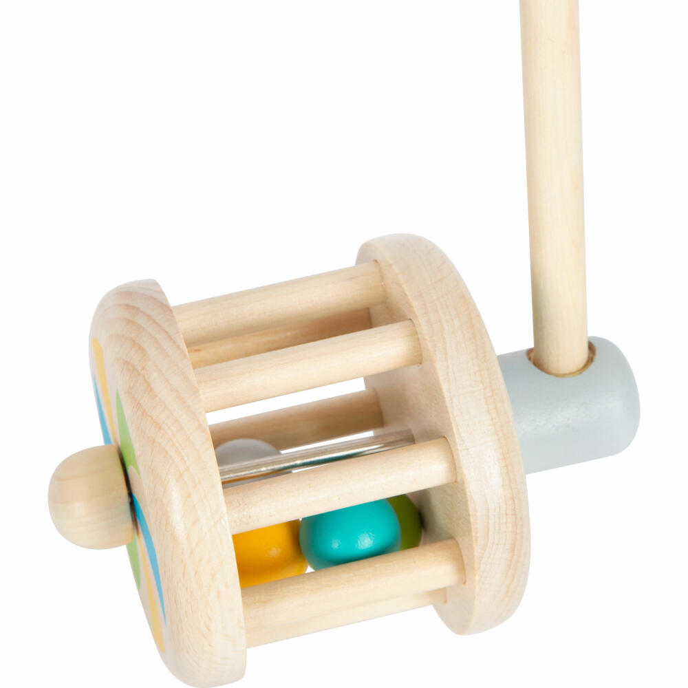 Legler Small Foot Schiebespielzeug Rassel, Rollrassel, ab 12 Monaten, 12341