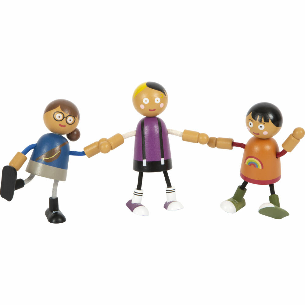 Legler Small Foot flexible doll family with baby, play figures, 9 pcs., from 3 years, 12426