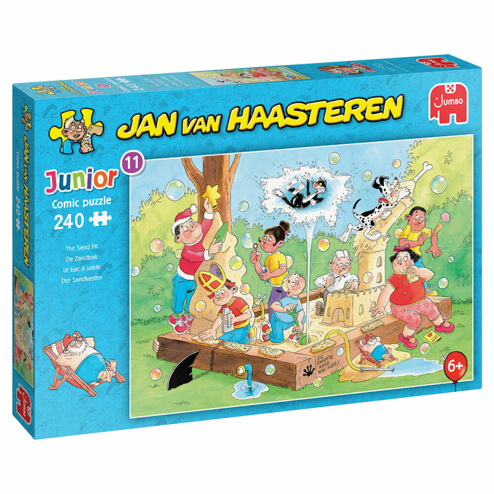 Jumbo Spiele Jan van Haasteren Junior - Sandkasten, Kinderpuzzle, Kinder Puzzle, Legespiel, 240 Teile, 20082