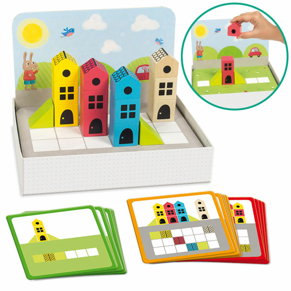 Jumbo Games GOULA Logic City - Logical City, Children's Game, Educational Game, Logic Game, Spatial Thinking, Children's Game, 50200