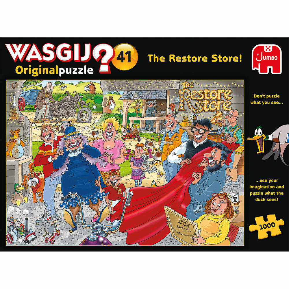 Jumbo Games Wasgij Original 41 - From Old to New!, Puzzle, Adult Puzzle, Puzzle Game, 1000 Pieces, 25020